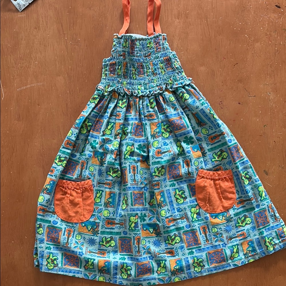 Girls Aulani Olu Mel Smocked Dress